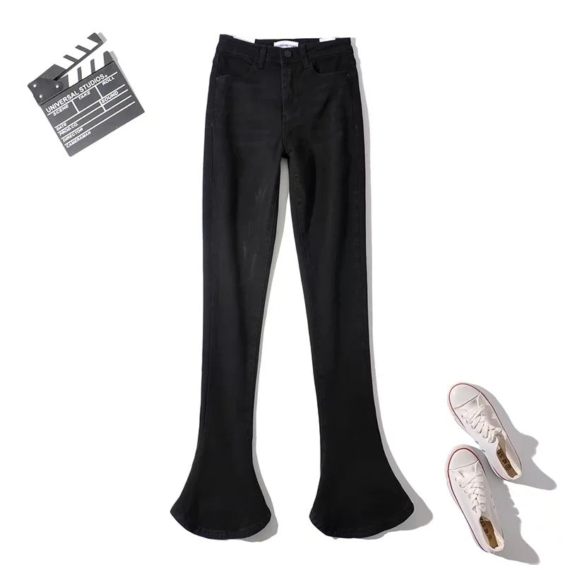 Women's American Autumn Hot Retro High Waist Stretch Slim Fit Jeans