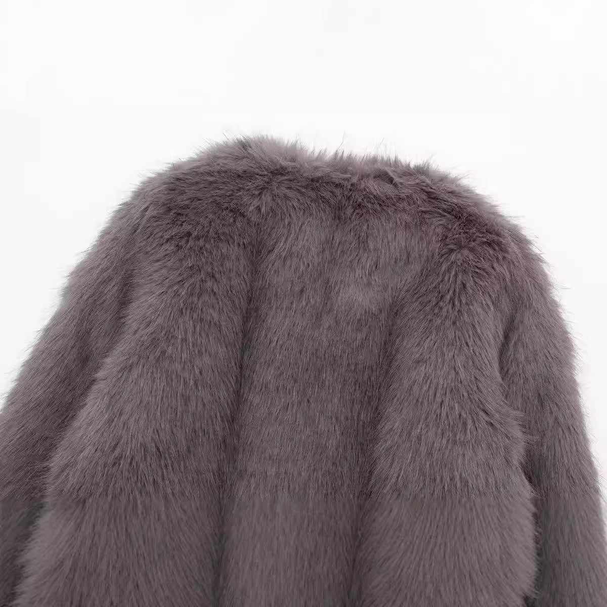 Casual Attractive Autumn Artificial Fur Effect Jackets