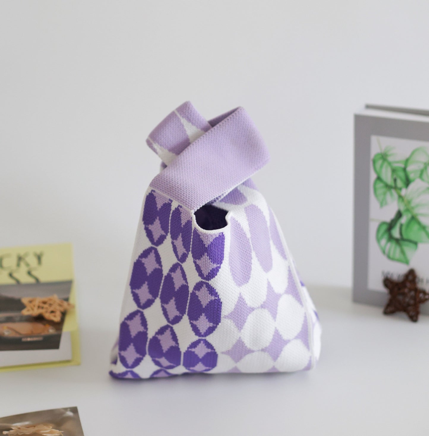 Women's Stylish Knitted Woven Vest Simple Handbags