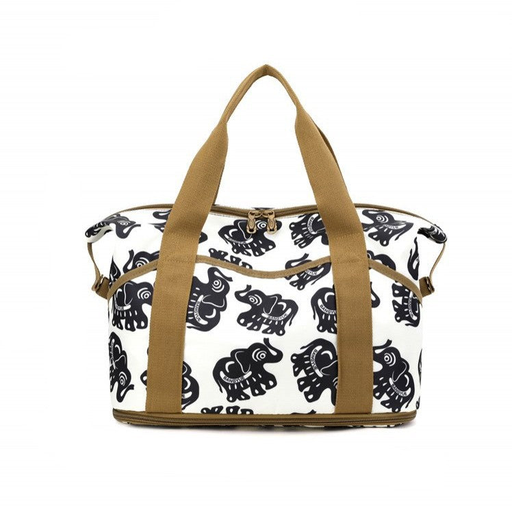Women's Elephant Printed Large Capacity Out Travel Bags
