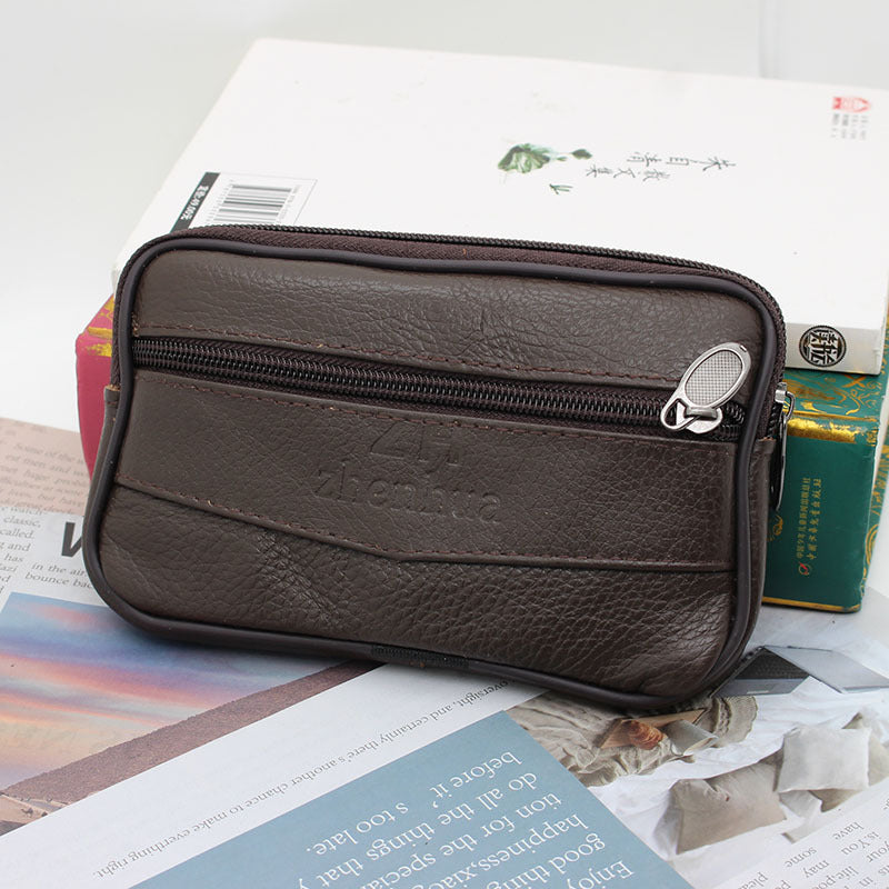 Men's Leather For Mobile Artificial Work Wrist Phone Bags