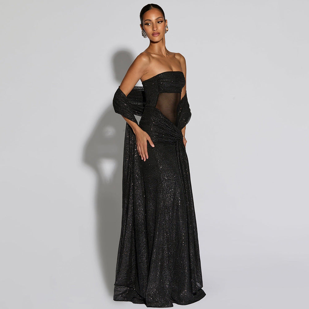 Women's Tube Banquet Dress Fashionable Elegant Hot Dresses