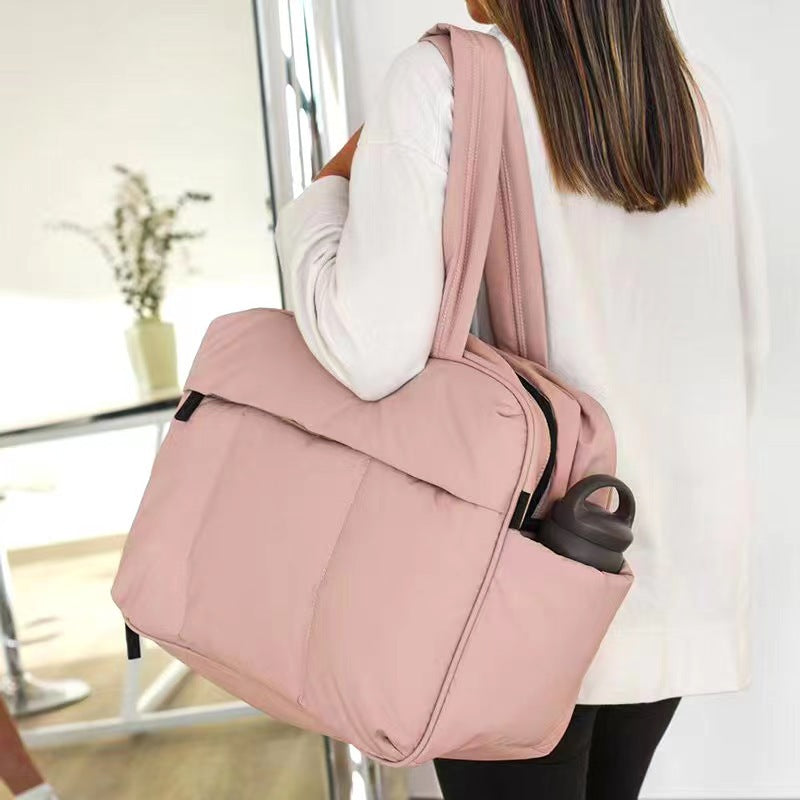 Women's & Men's & Portable Winter Coat Large Capacity Tote Bags