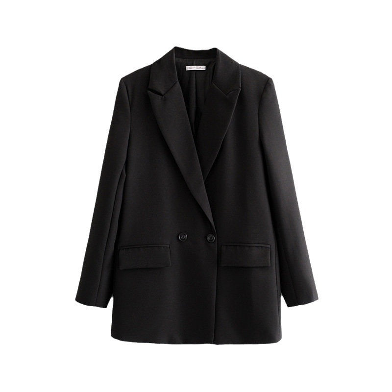 Women's Elegant Color Fashion Light Gray Blazers