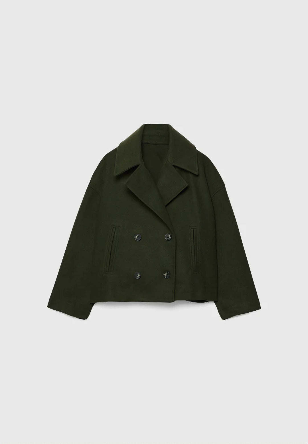 Women's Casual Small Woolen Long Sleeve Lapel Blazers
