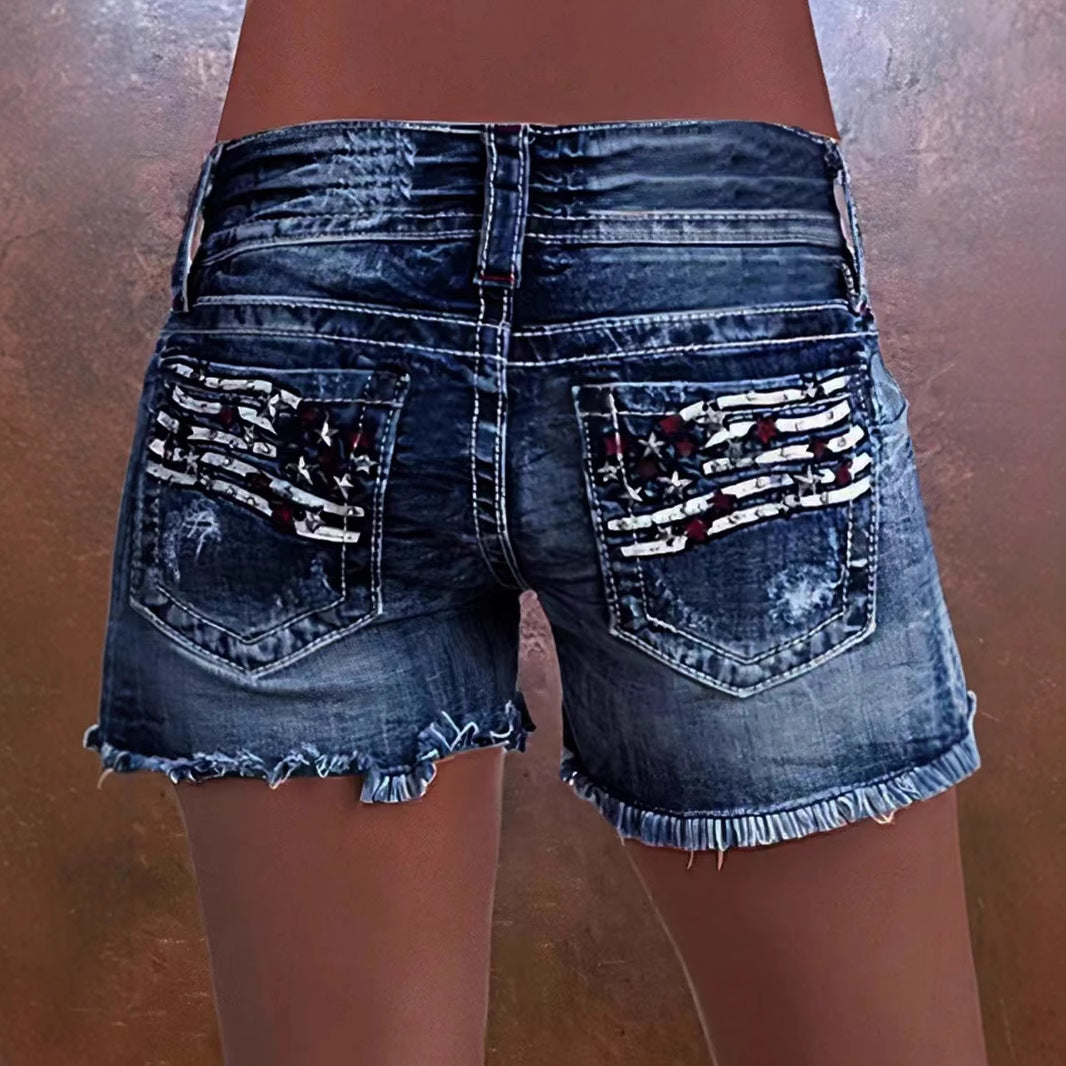 Waist Comfort Slim Fit Slimming Fashionable Straight Jeans