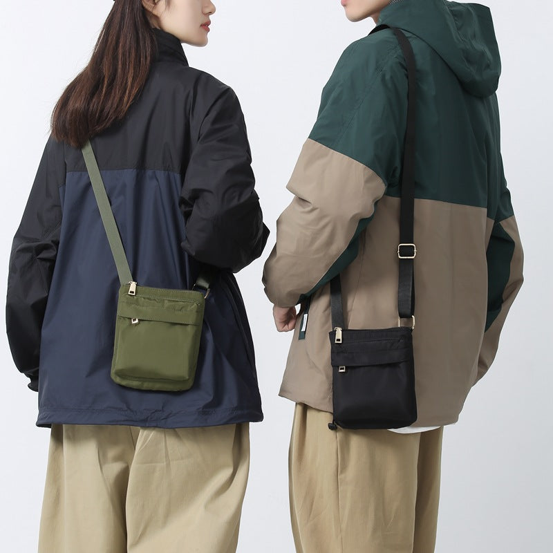 Women's & Men's & Mobile Fashion Korean Style Nylon Lightweight Summer Men's Messenger Bags