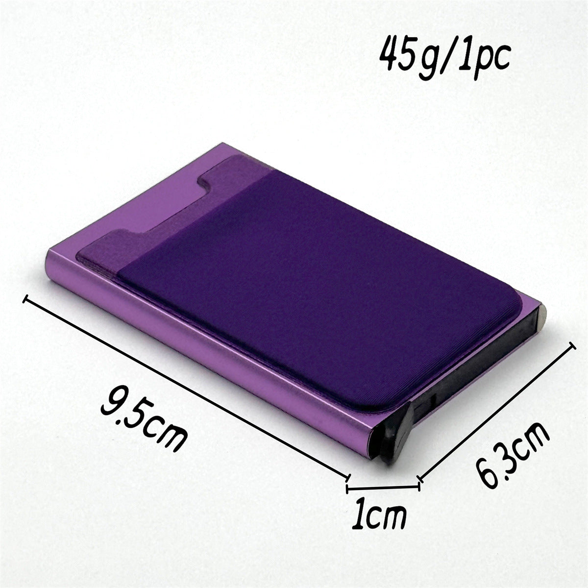 Cloth Credit Box Brush Creative Membership Clip Fashion Aluminum Card Holder