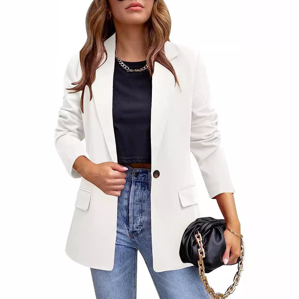 Women's Fashionable Spring Style Elegant Spandex Long-sleeved Suits