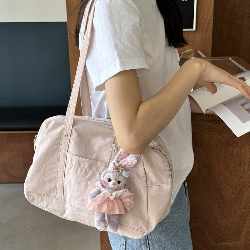 Women's Capacity Waterproof Daily Commuting Class Short-distance Nylon Travel Bags