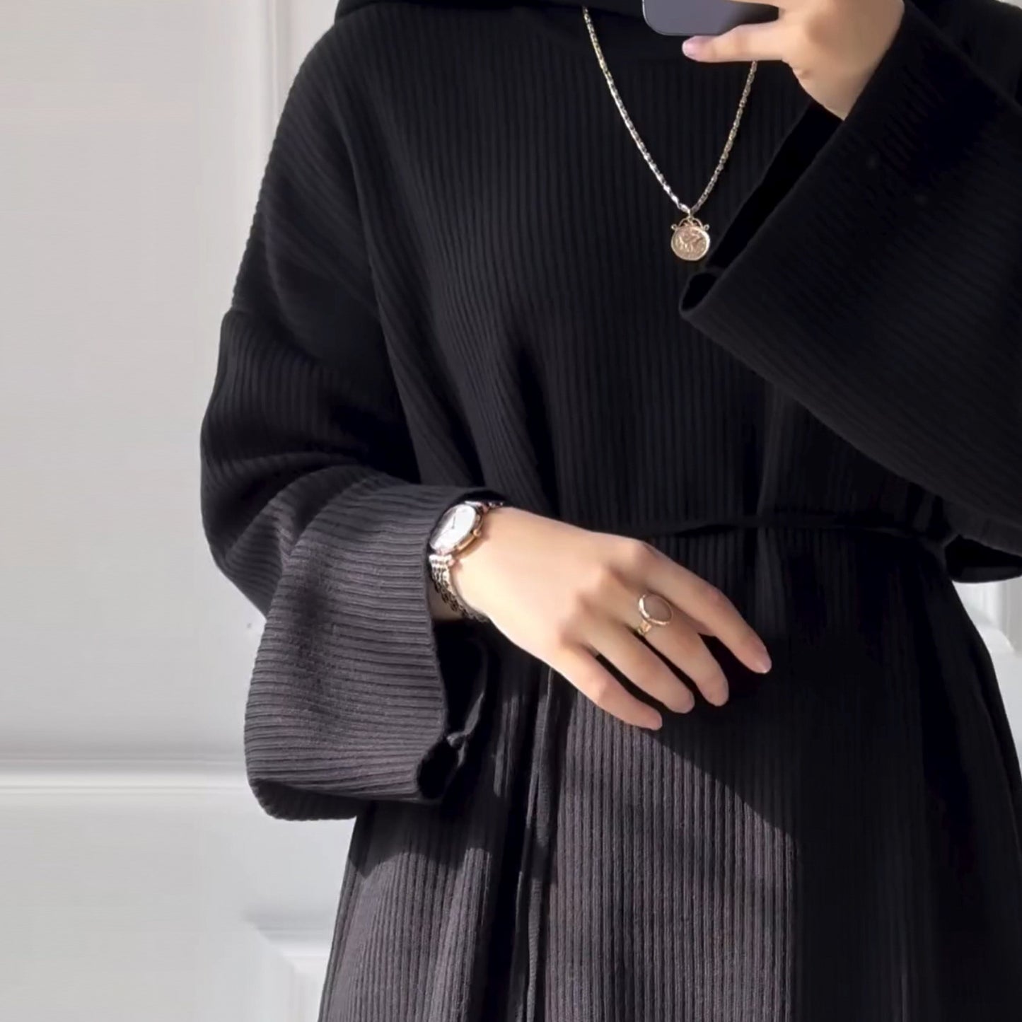 Attractive Classy Thickened Knitting Loose Dress Dresses