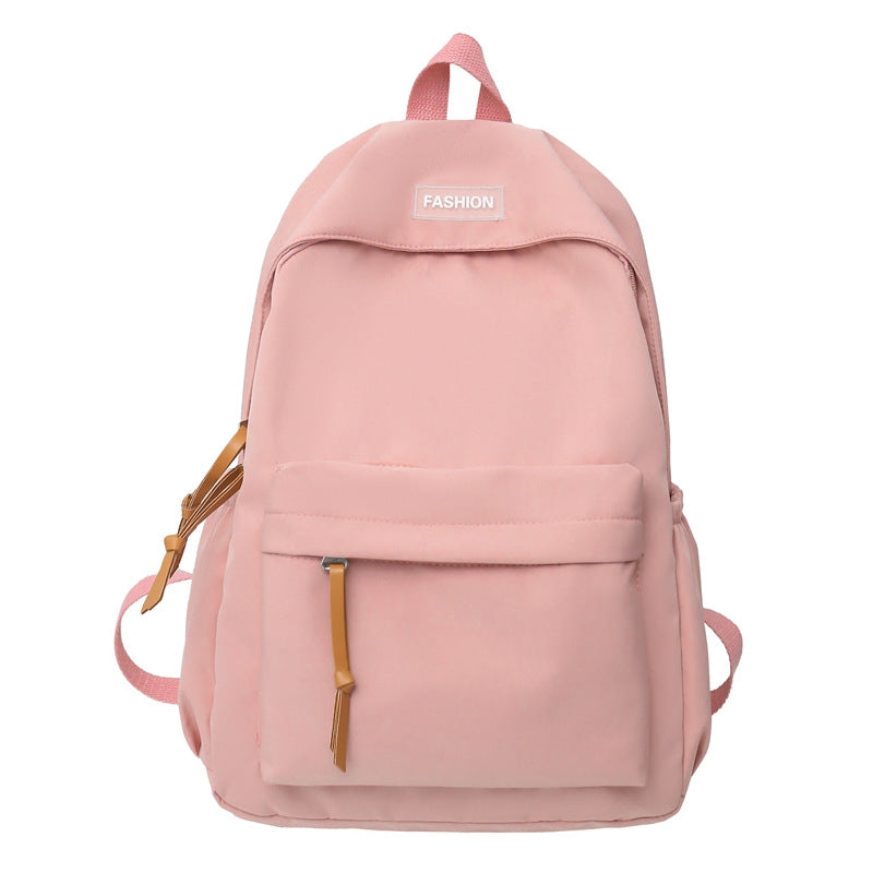 Solid Color Korean Style Early High Backpacks