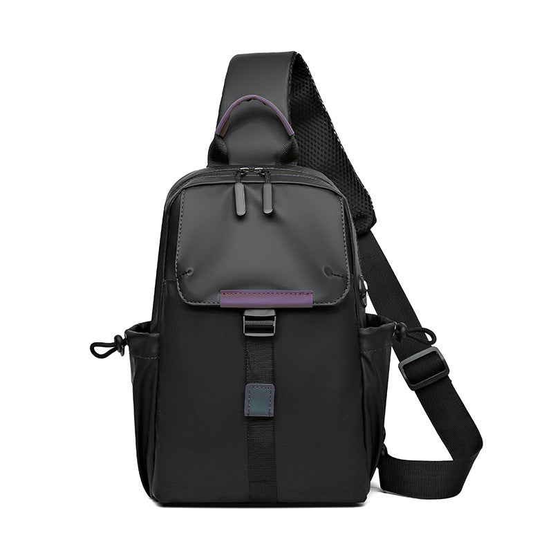 Men's Graceful Classic Trendy Leisure Waterproof Men's Chest Bags