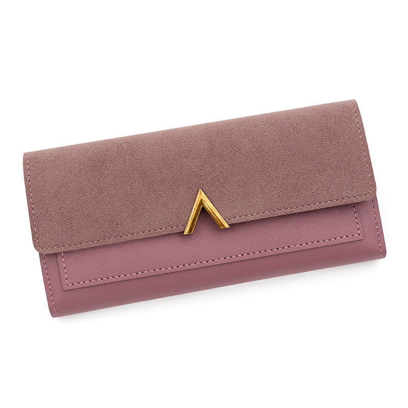 Women's Glamorous Fashion Simple Long Clutch Ladies Wallets
