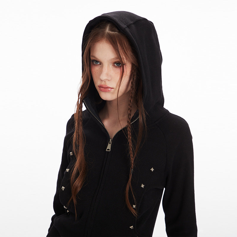 Women's Innovative Hoodie American Double Zipper Sweaters