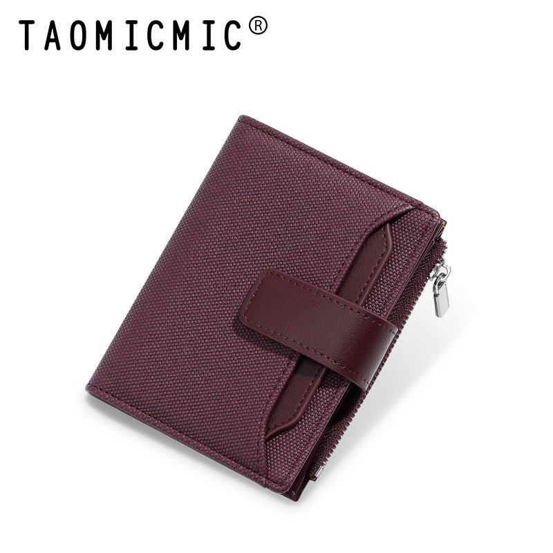 Women's Stone Pattern Two Fold Double Layer Ladies Wallets