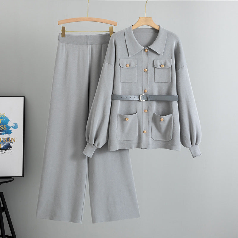 Women's Comfortable Elegant Two-piece Lapel Autumn Suits