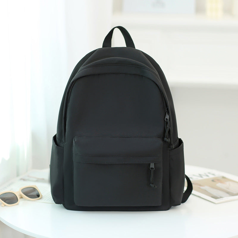 Female Simple High College Commuting Campus Backpacks