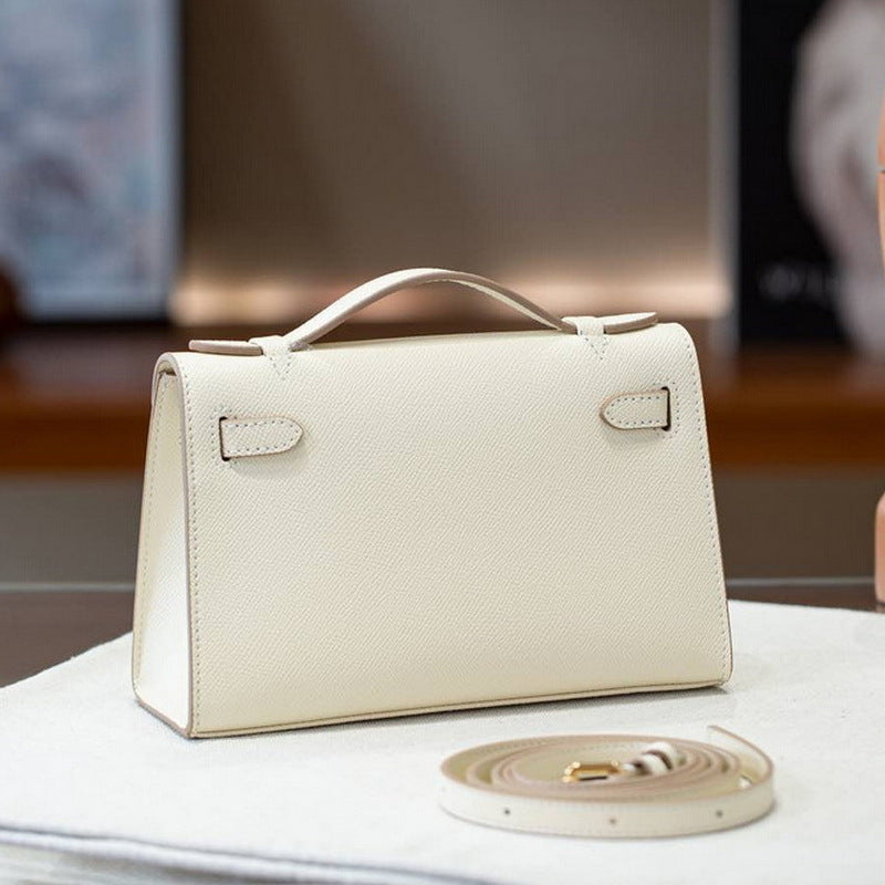 Women's Palm Print Cowhide Mini Generation Kelly Fashion Bags