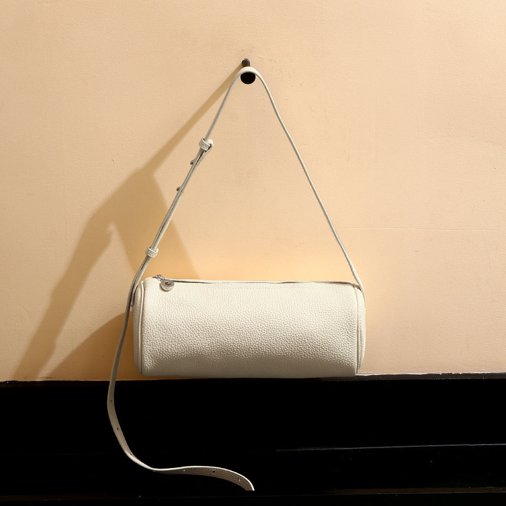 Simple Style Pen Genuine Leather Female Fashion Crossbody Bags