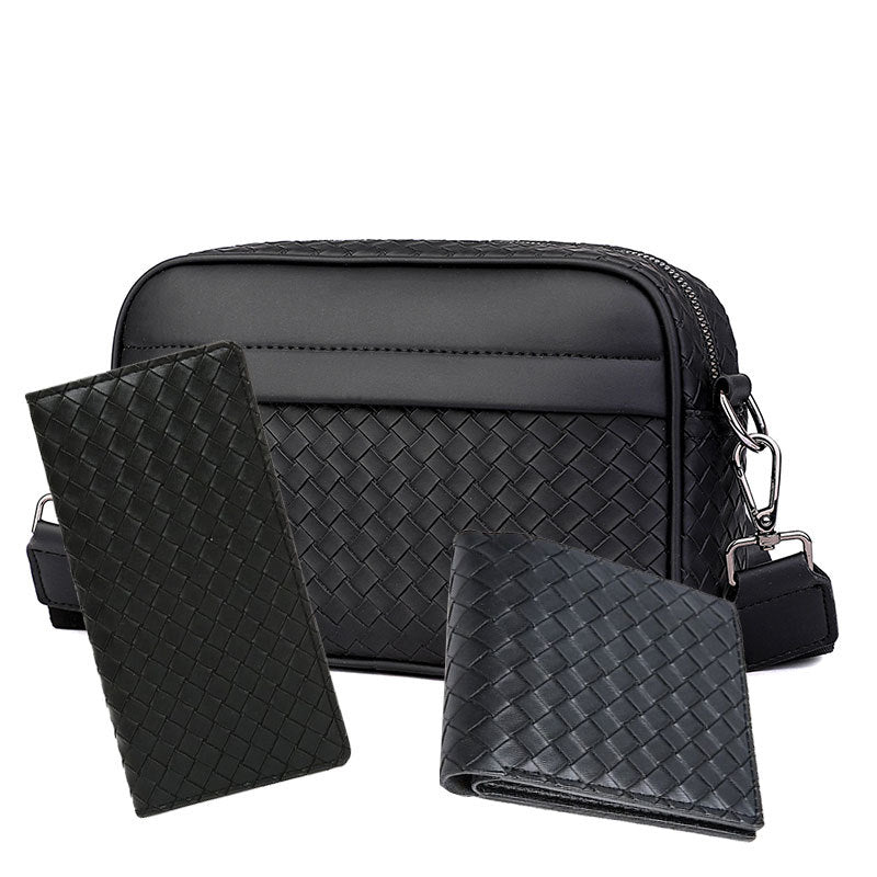 Men's Plaid Trendy Korean Style Daily Street Men's Shoulder Bags