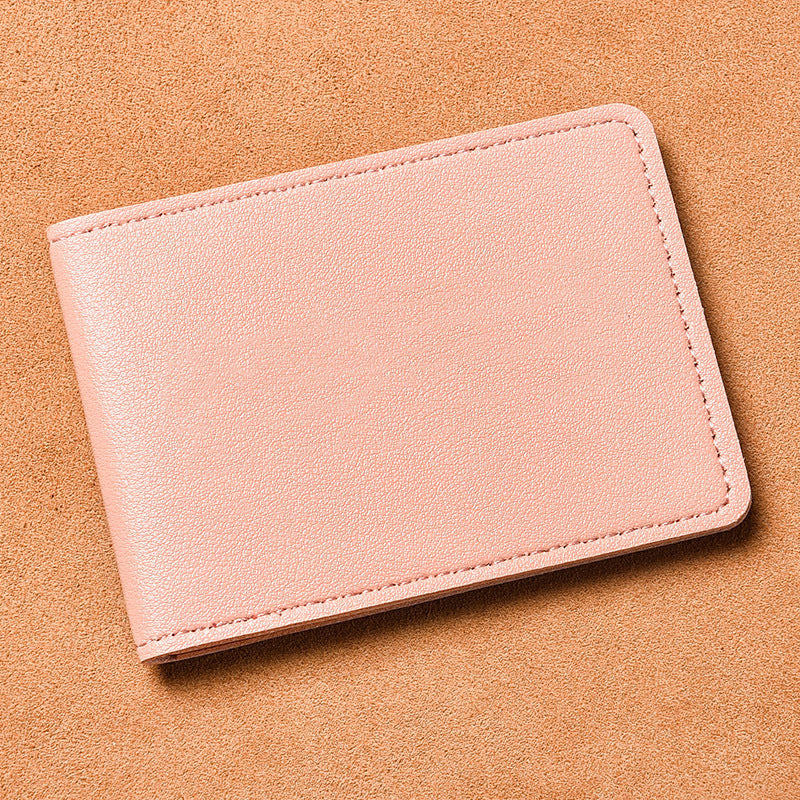 Blank Color Driving License Leather Protective Id Package