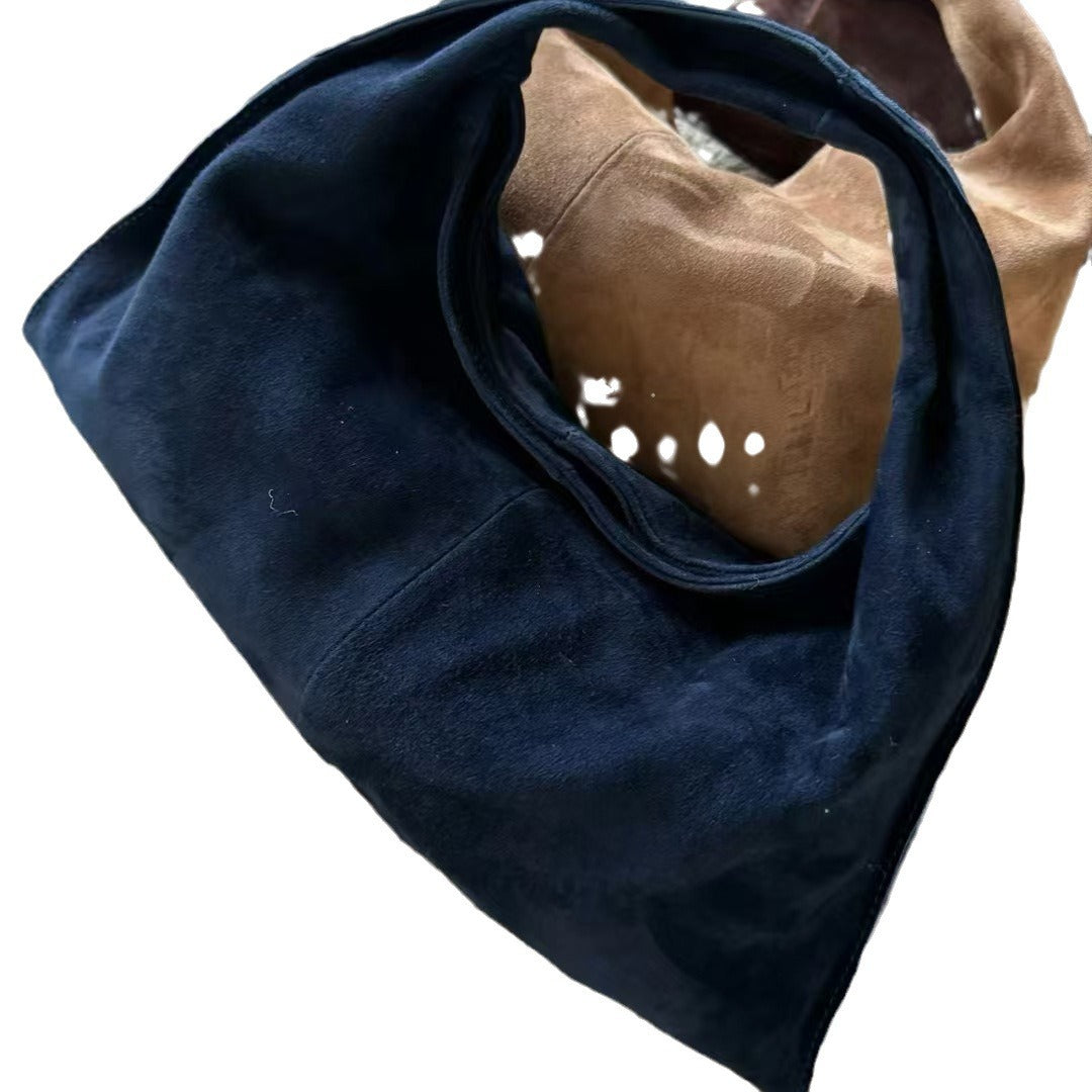 Women's Design Vintage Frosted Cashmere Triangle High Sense Large Handbags