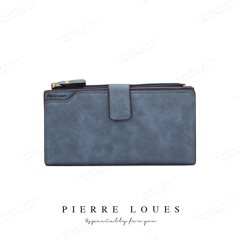 Women's Long High-grade Fashion Frosted Clutch Multifunctional Ladies Wallets