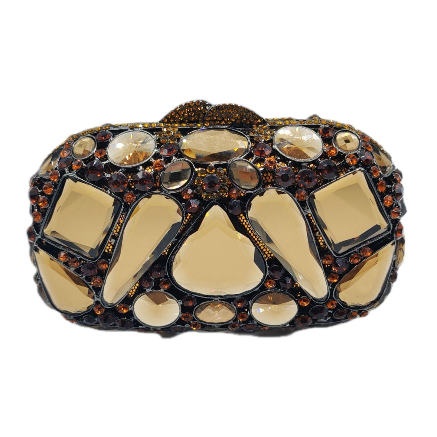 Women's Diamond Glass Diamonds Clutch Banquet Evening Bags