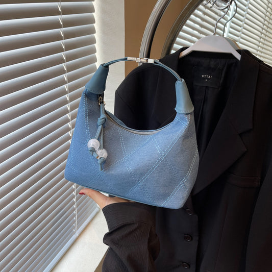 Women's Super Popular Niche Denim Fashion Portable Crossbody Bags