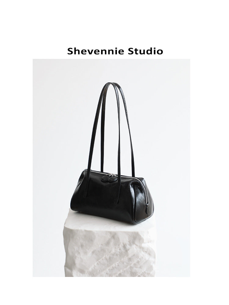 Retro Textured Underarm High-grade Large Capacity Commuter Armpit Bags