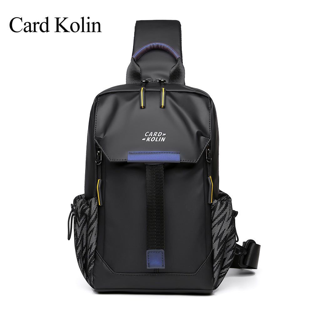 Men's Waterproof Large Capacity Korean Style Fashion Men's Chest Bags