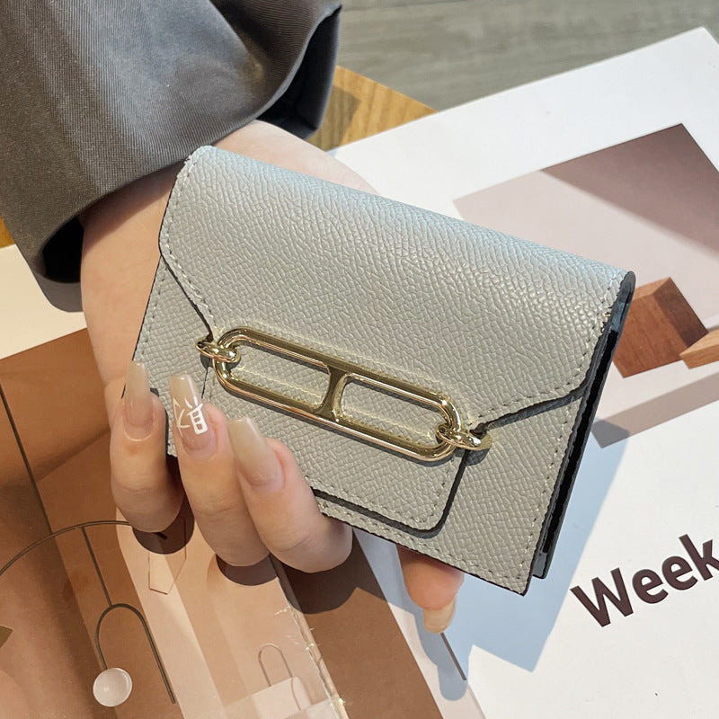 Women's Genuine Leather First Layer Cowhide Korean Card Holder