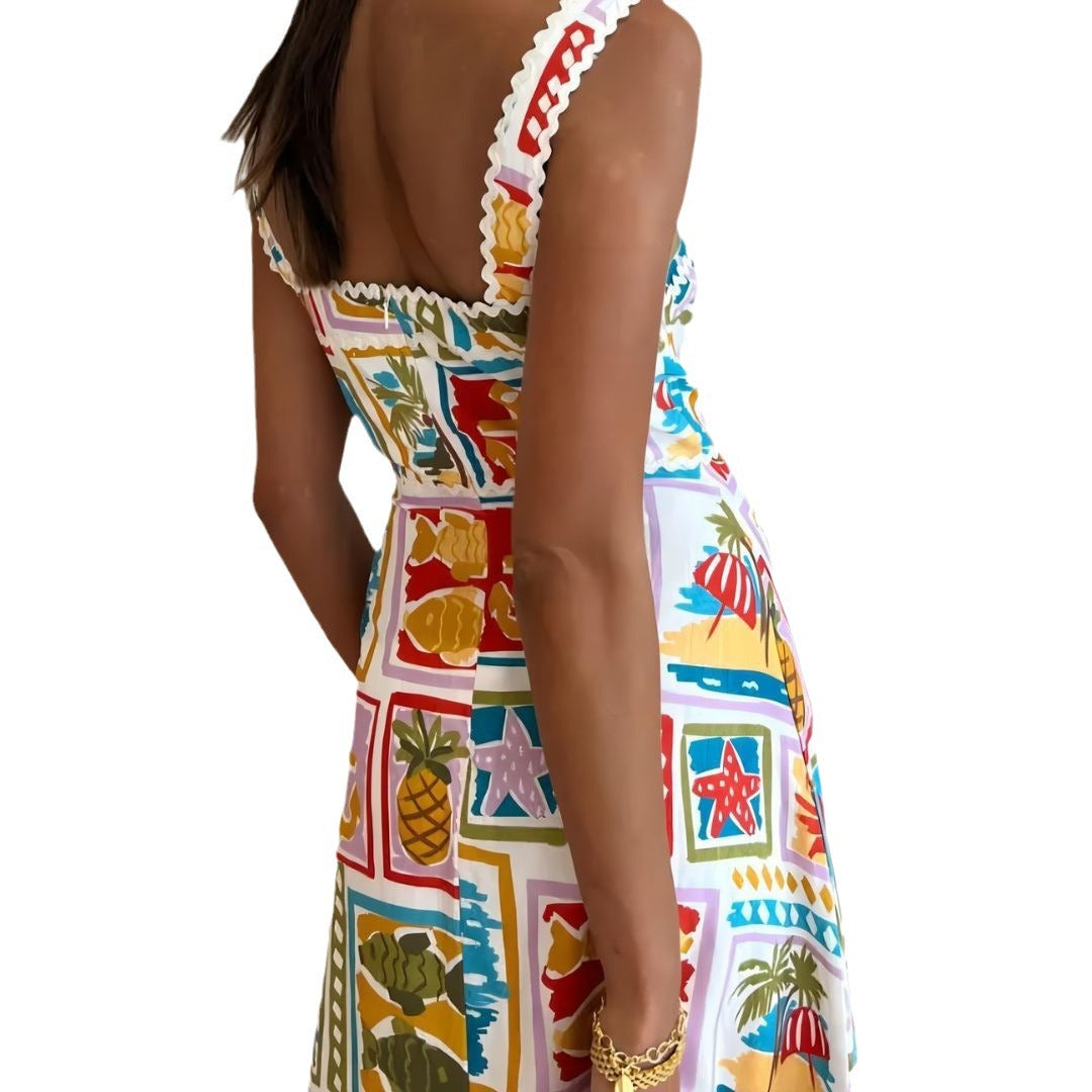 Women's Fashion Personalized Iti Strap Tube Sexy Dress