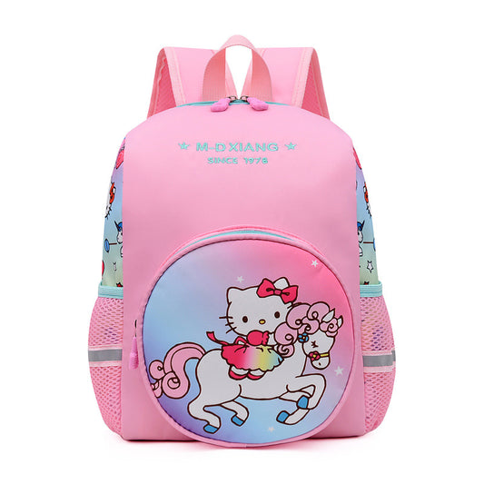 Children's Pony Print Cute Cartoon Boys Trendy Kindergarten School Bags