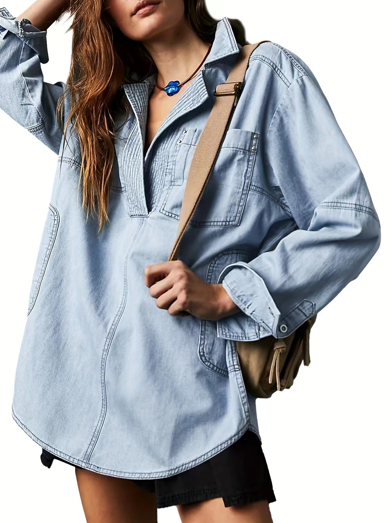 Classic Denim Long-sleeved Fashion Design Casual Jackets