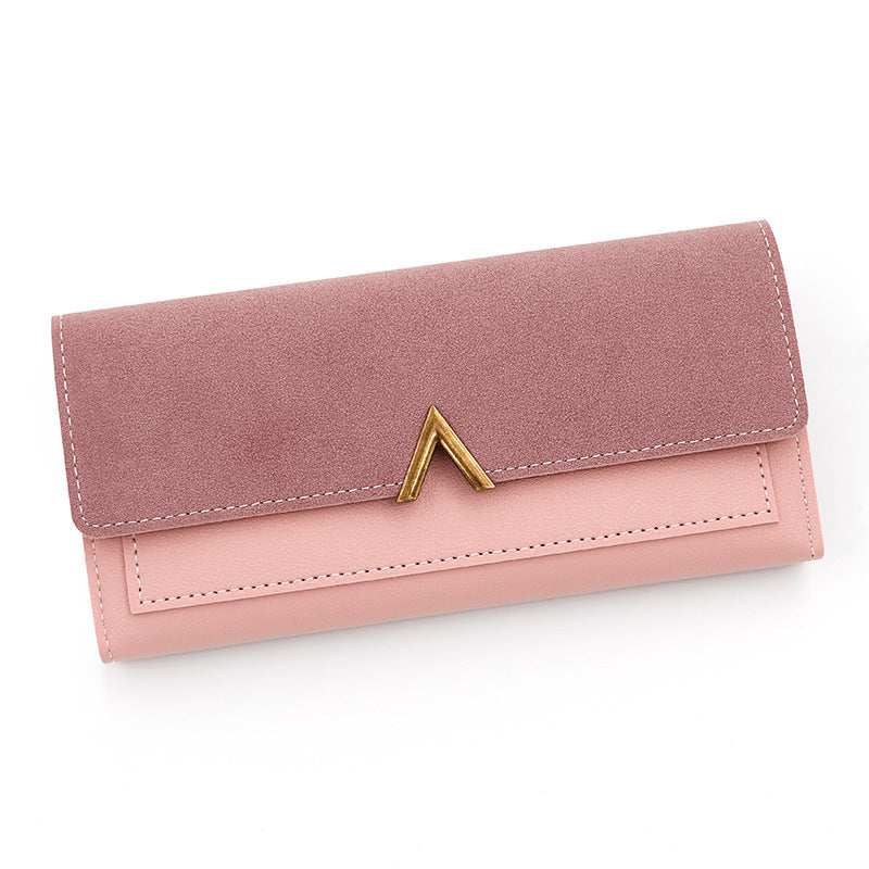 Women's Glamorous Fashion Simple Long Clutch Ladies Wallets