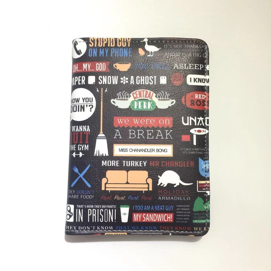 American Tv Series Peripheral Friends Passport Card Holder