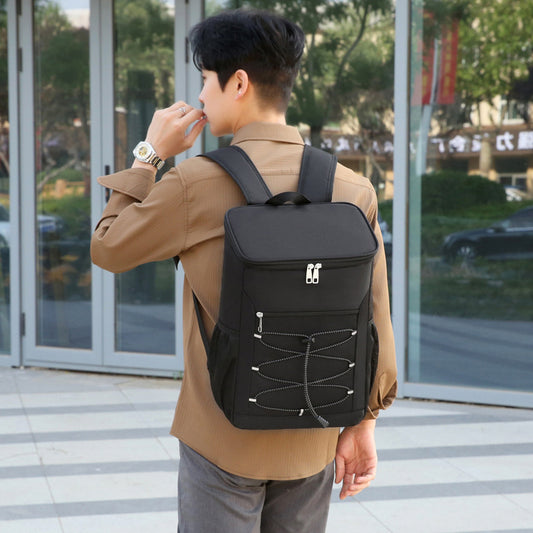 Stripe Heat Insulation Cold Fresh Ice Backpacks