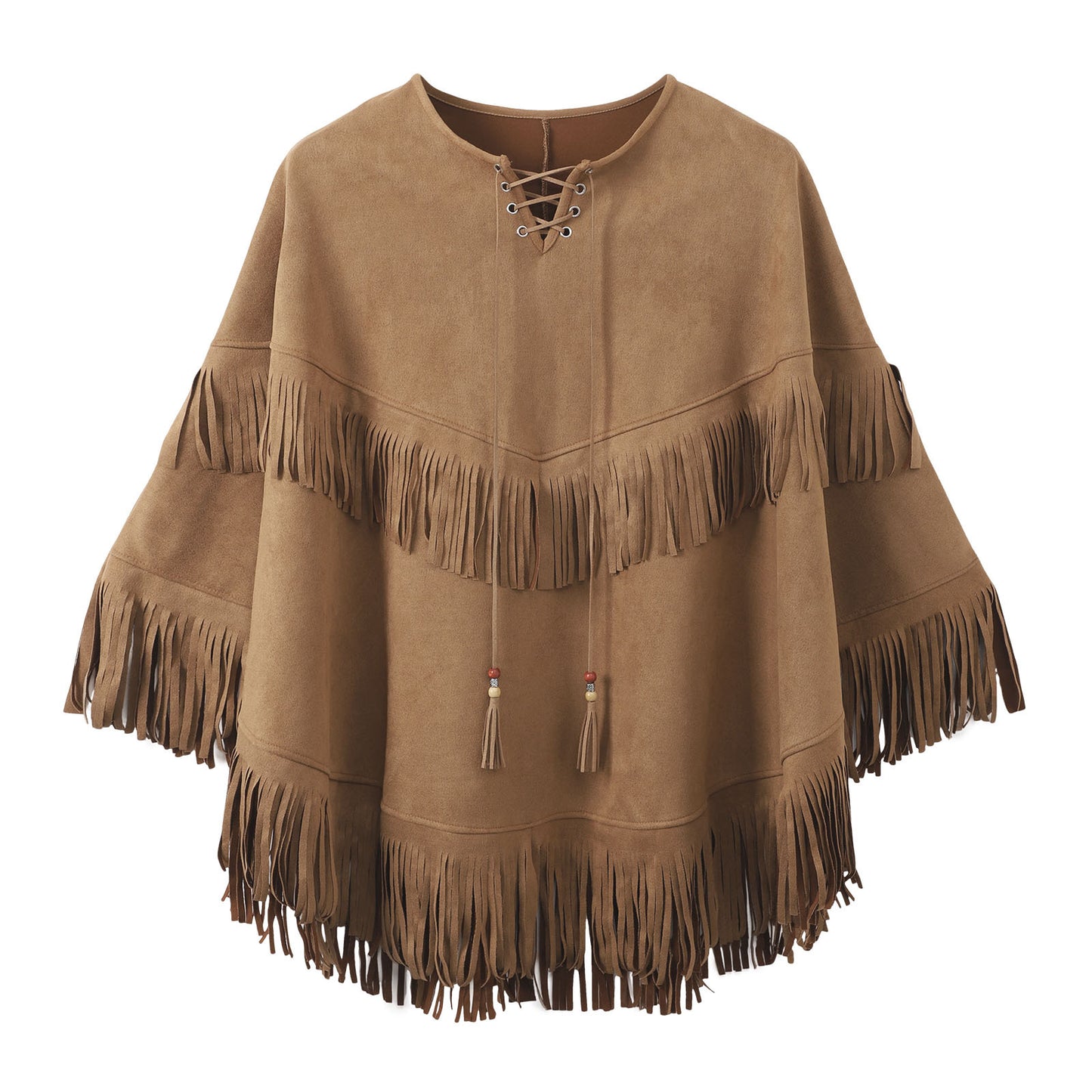 Tassel Long Sleeve Bohemian Ethnic Style Vests