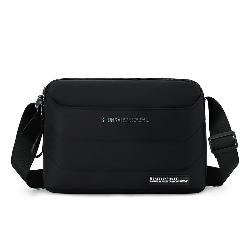 Men's Fashion Solid Color Simple Lightweight Men's Shoulder Bags