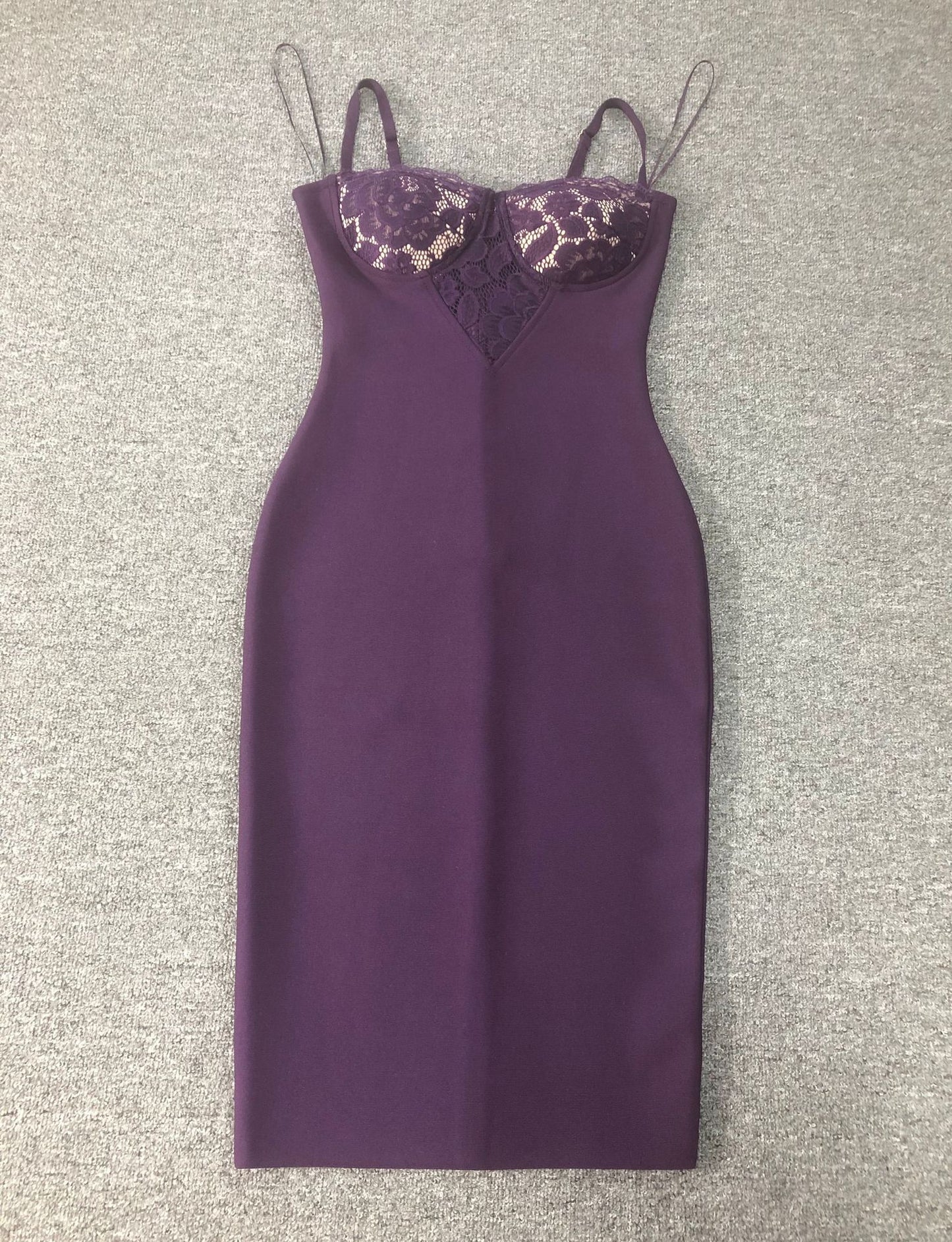 Women's Temperament Camisole Lace Backless Bandage One-piece Dresses