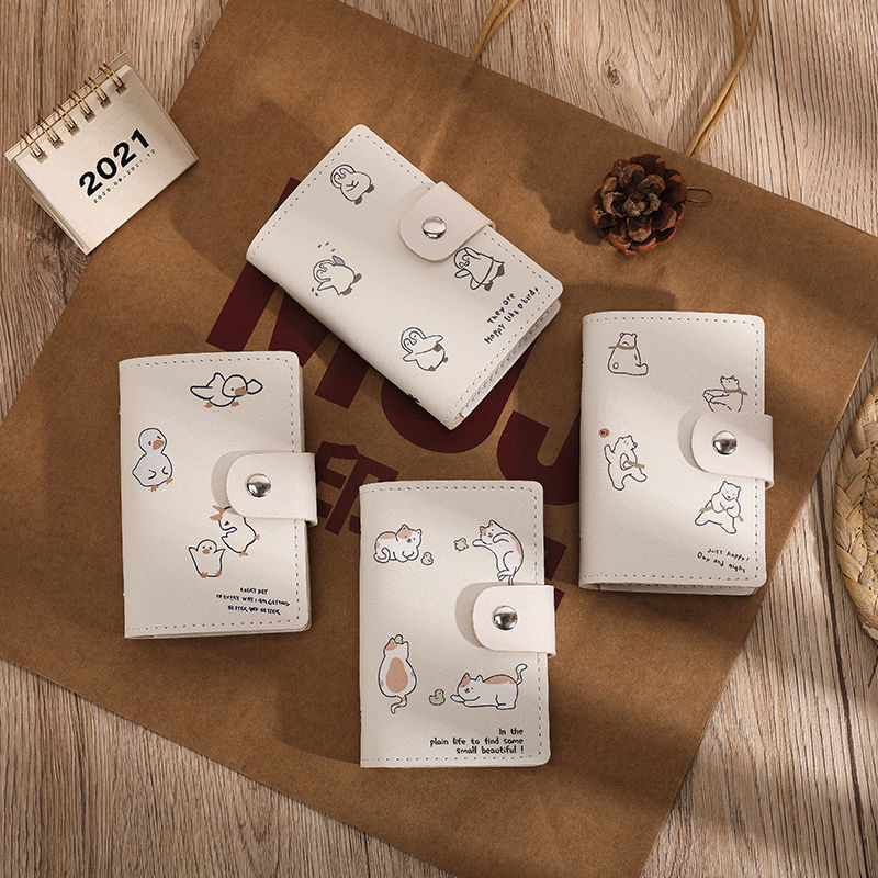 Women's Slots Large Capacity Driving License Cute Card Holder