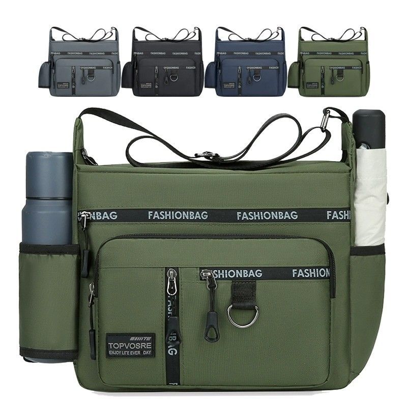 Men's Large Capacity Lightweight Oxford Cloth Versatile Men's Messenger Bags