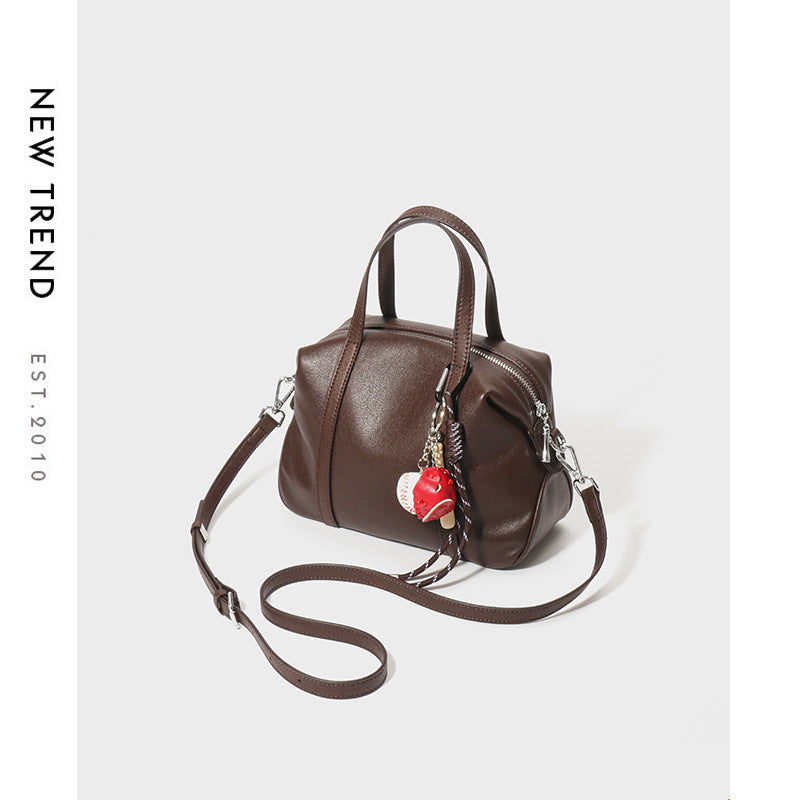 Women's Genuine Leather Fashion Design Simple Shoulder Bags