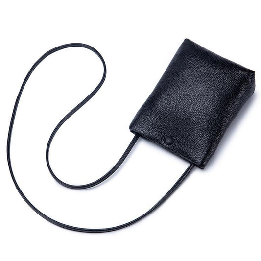 Women's Leather Mobile Mini Fashion Simple Cowhide Phone Bags