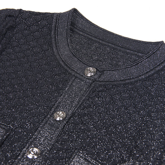 High Quality Fashion Knitted Round Neck Slim Slimming Dresses