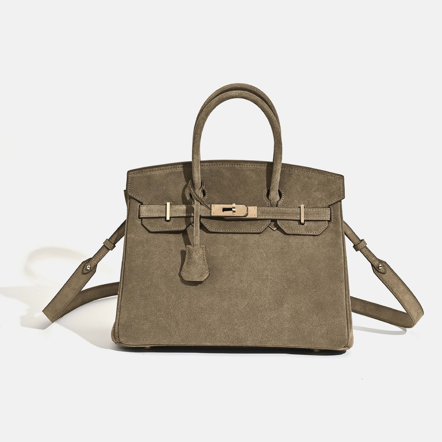 Women's Head Genuine Leather Layer Cowhide Frosted Large Handbags