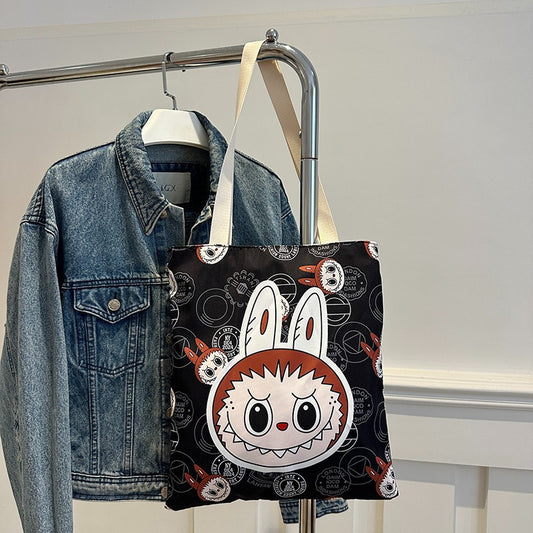 Classy Elegant Beautiful Cartoon Canvas Shopping Shoulder Bags