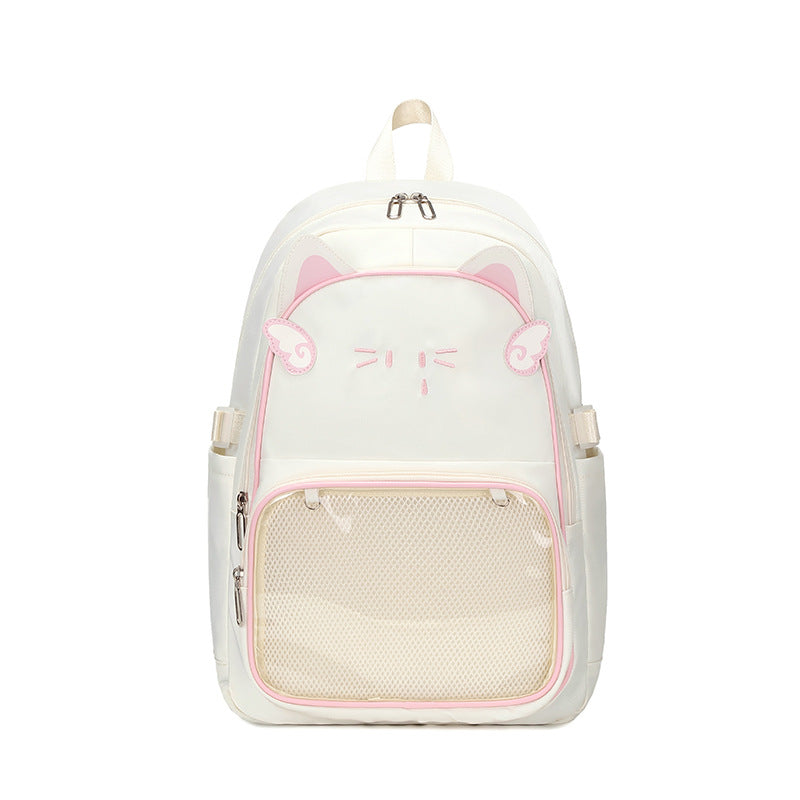 Pain Large Amount Of Food Bar Rice Middle School Students' Schoolbags